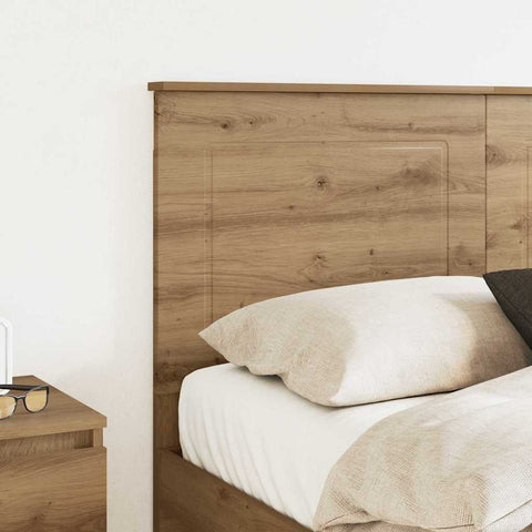 vidaXL Headboard with Headboard Artisan Oak 120 cm Engineered Wood