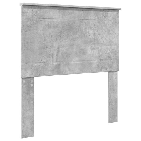 vidaXL Headboard with Headboard Concrete Grey 100 cm Engineered Wood