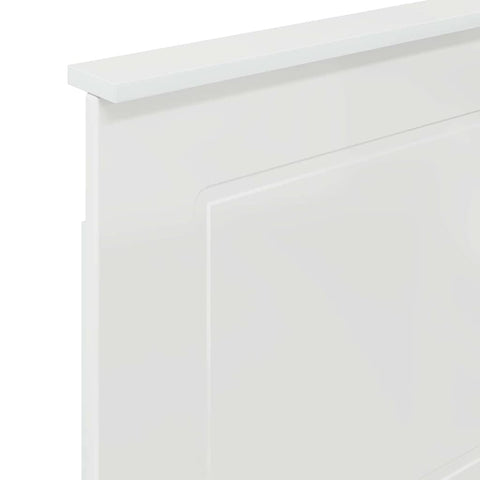 vidaXL Headboard with Headboard Gloss White 100 cm Engineered Wood