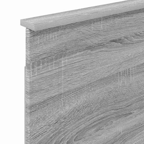 vidaXL Headboard with Headboard Grey Sonoma 100 cm Engineered Wood