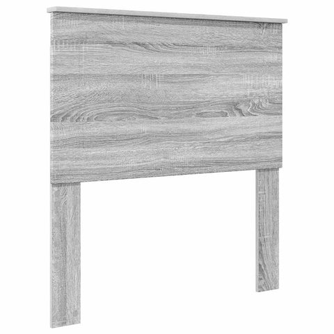 vidaXL Headboard with Headboard Grey Sonoma 100 cm Engineered Wood