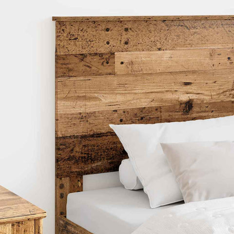 vidaXL Headboard with Headboard Old Wood 100 cm Engineered Wood