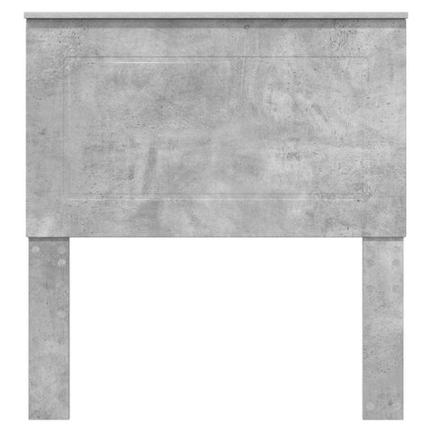 vidaXL Headboard with Headboard Concrete Grey 90 cm Engineered Wood