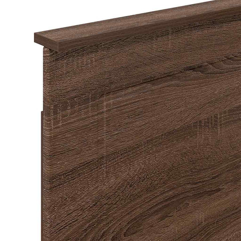 vidaXL Headboard with Headboard Brown Oak 90 cm Engineered Wood