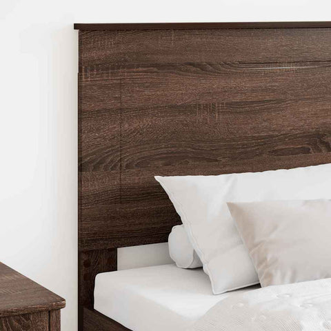 vidaXL Headboard with Headboard Brown Oak 90 cm Engineered Wood