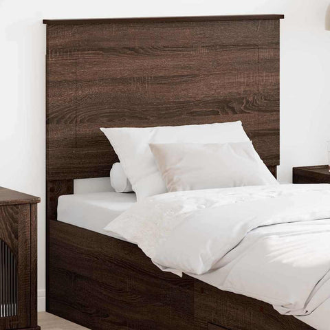 vidaXL Headboard with Headboard Brown Oak 90 cm Engineered Wood