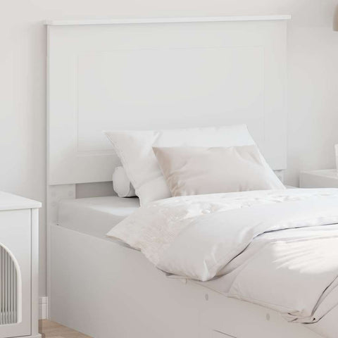 vidaXL Headboard with Headboard White 80 cm Engineered Wood
