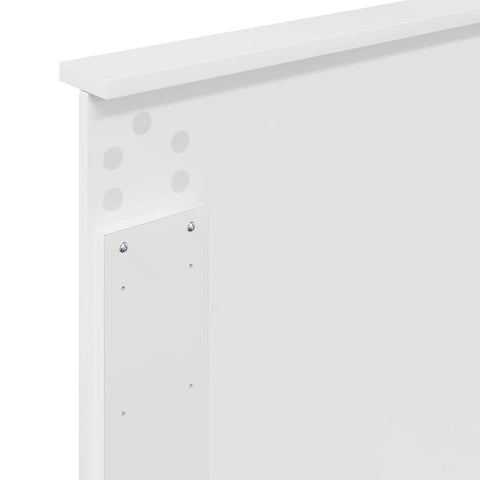 vidaXL Headboard with Headboard Gloss White 80 cm Engineered Wood