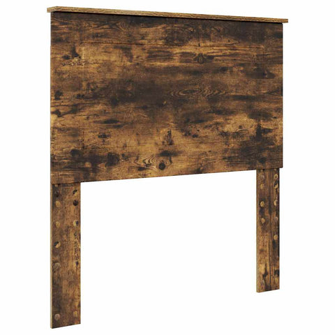 vidaXL Headboard with Headboard Smoked Oak 80 cm Engineered Wood