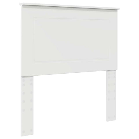 vidaXL Headboard with Headboard White 75 cm Engineered Wood
