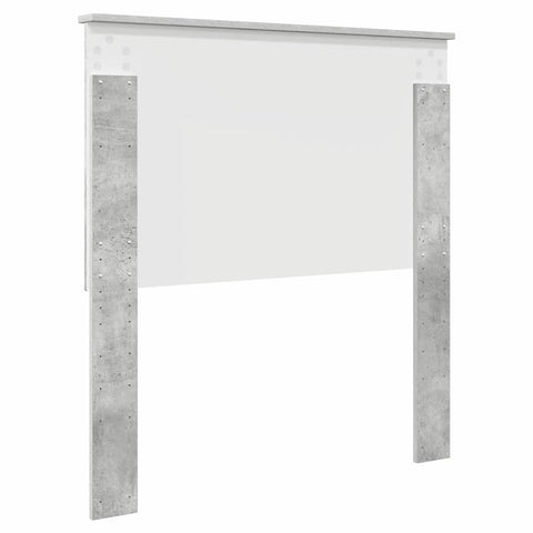 vidaXL Headboard with Headboard Concrete Grey 75 cm Engineered Wood