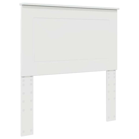 vidaXL Headboard with Headboard Gloss White 75 cm Engineered Wood