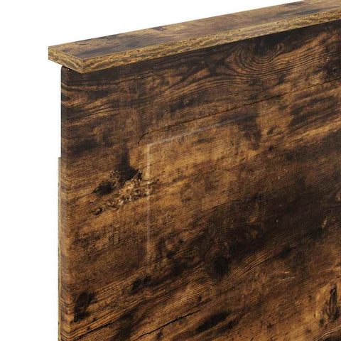 vidaXL Headboard with Headboard Smoked Oak 75 cm Engineered Wood