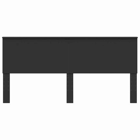 vidaXL Headboard with Headboard Black Oak 200 cm Engineered wood