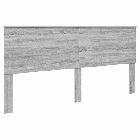 vidaXL Headboard with Headboard Grey Sonoma 200 cm Engineered wood