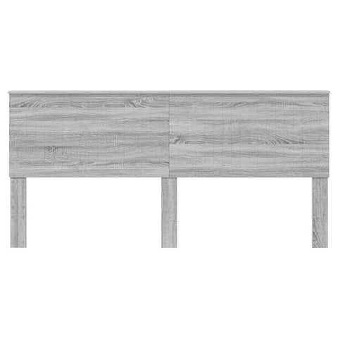 vidaXL Headboard with Headboard Grey Sonoma 200 cm Engineered wood