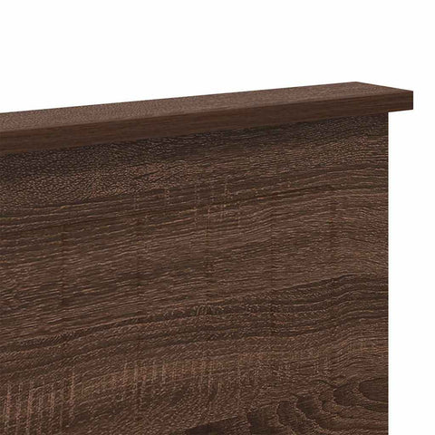 vidaXL Headboard with Headboard Brown Oak 200 cm Engineered wood