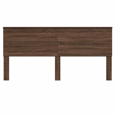 vidaXL Headboard with Headboard Brown Oak 200 cm Engineered wood