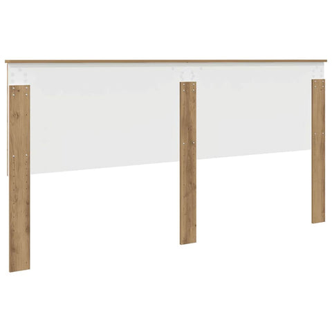 vidaXL Headboard with Headboard Artisan Oak 200 cm Engineered wood
