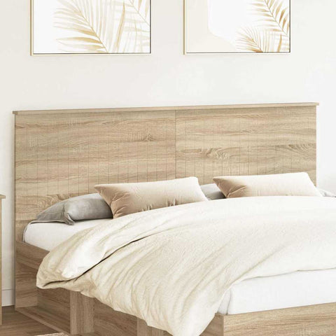 vidaXL Headboard with Headboard Sonoma Oak 180 cm Engineered wood