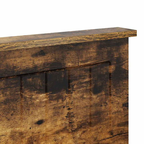 vidaXL Headboard with Headboard Smoked Oak 180 cm Engineered wood