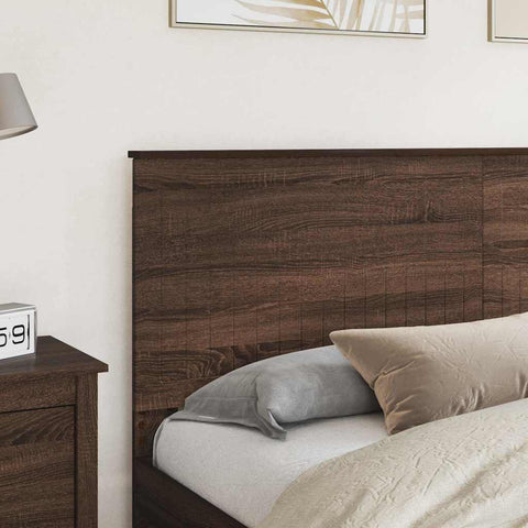vidaXL Headboard with Headboard Brown Oak 180 cm Engineered wood