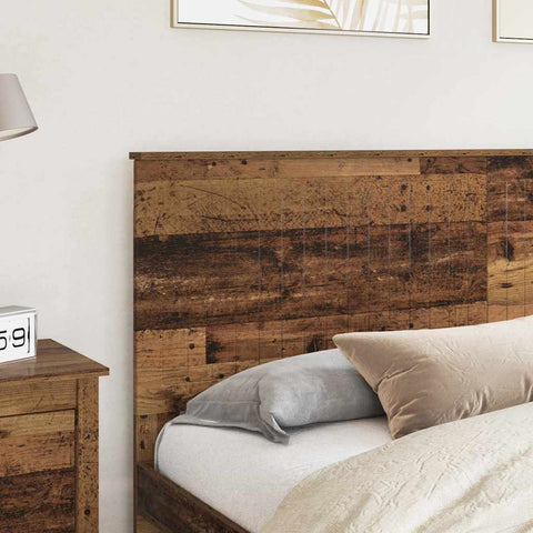 vidaXL Headboard with Headboard Old Wood 180 cm Engineered wood