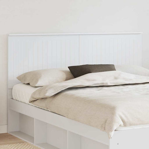 vidaXL Headboard with Headboard White 160 cm Engineered wood
