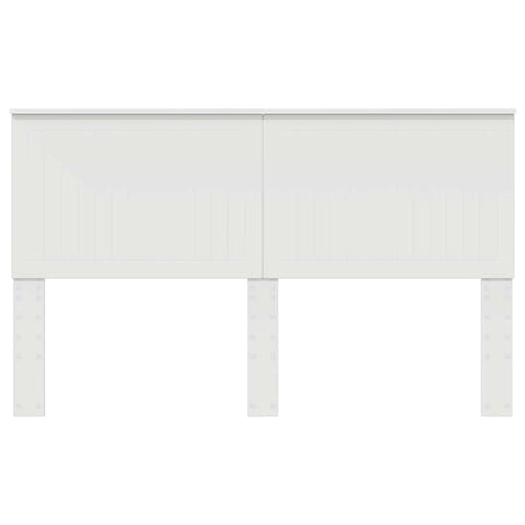 vidaXL Headboard with Headboard White 160 cm Engineered wood