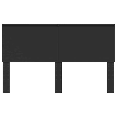 vidaXL Headboard with Headboard Black Oak 160 cm Engineered wood