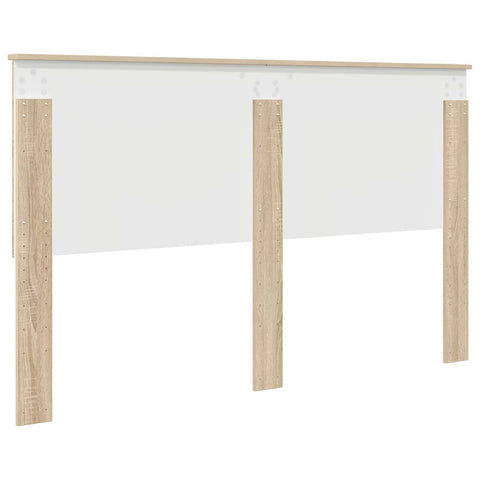 vidaXL Headboard with Headboard Sonoma Oak 160 cm Engineered wood
