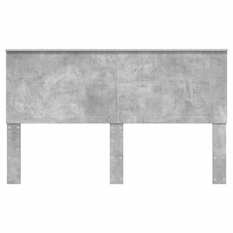 vidaXL Headboard with Headboard Concrete Grey 160 cm Engineered wood