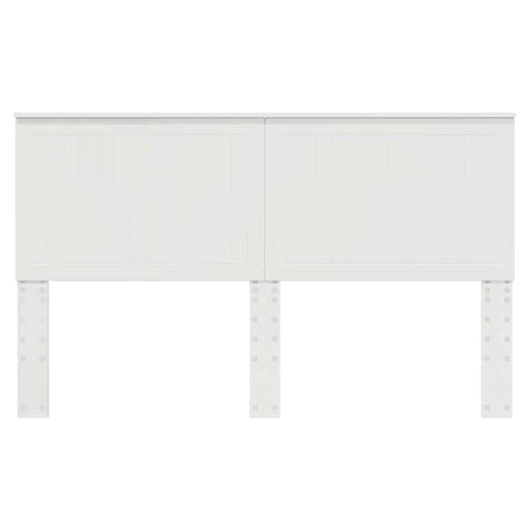 vidaXL Headboard with Headboard Gloss White 160 cm Engineered wood
