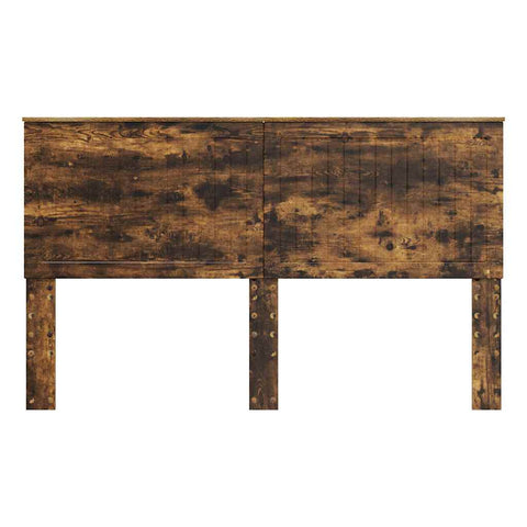 vidaXL Headboard with Headboard Smoked Oak 160 cm Engineered wood