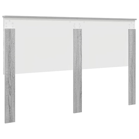 vidaXL Headboard with Headboard Grey Sonoma 160 cm Engineered wood