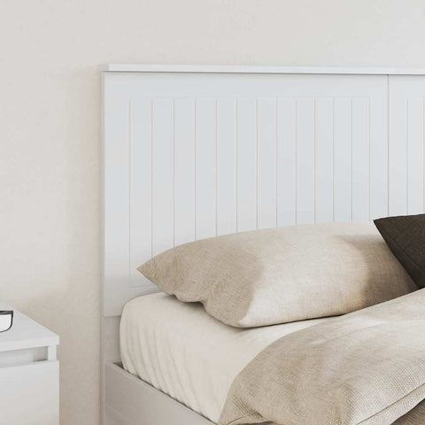 vidaXL Headboard with Headboard White 150 cm Engineered wood