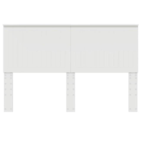 vidaXL Headboard with Headboard White 150 cm Engineered wood