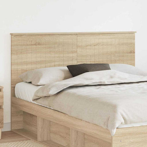 vidaXL Headboard with Headboard Sonoma Oak 150 cm Engineered wood