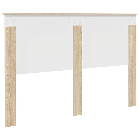 vidaXL Headboard with Headboard Sonoma Oak 150 cm Engineered wood