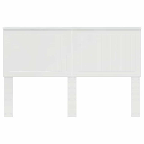vidaXL Headboard with Headboard Gloss White 150 cm Engineered wood