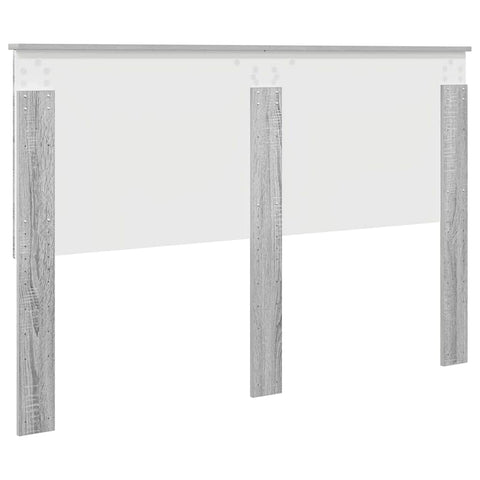vidaXL Headboard with Headboard Grey Sonoma 150 cm Engineered wood