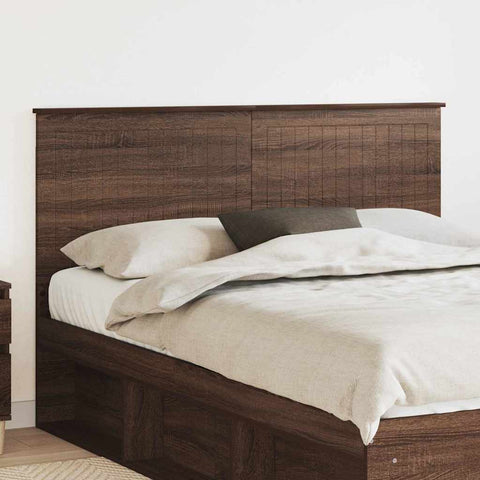 vidaXL Headboard with Headboard Brown Oak 150 cm Engineered wood