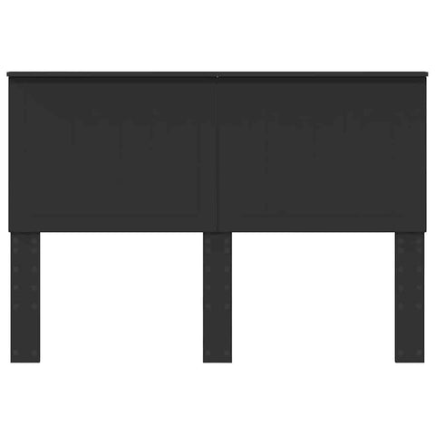 vidaXL Headboard with Headboard Black Oak 140 cm Engineered wood
