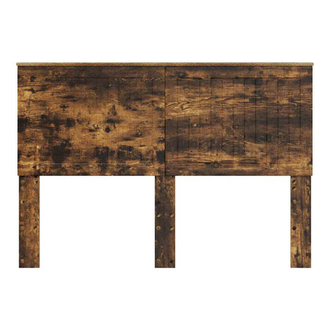 vidaXL Headboard with Headboard Smoked Oak 140 cm Engineered wood
