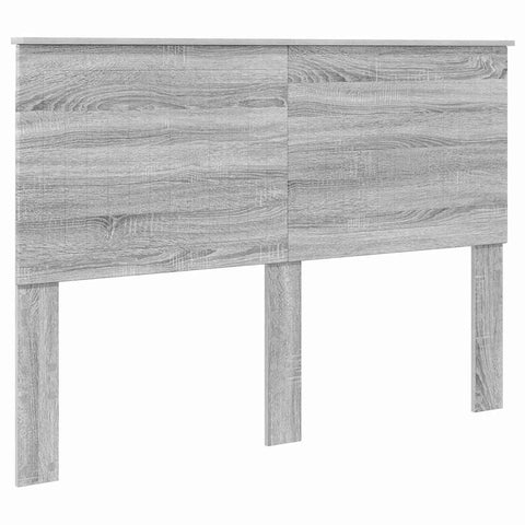 vidaXL Headboard with Headboard Grey Sonoma 140 cm Engineered wood