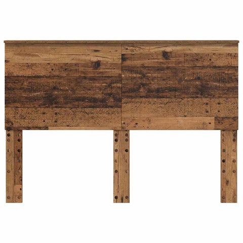 vidaXL Headboard with Headboard Old Wood 140 cm Engineered wood