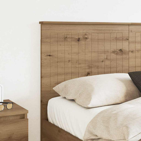 vidaXL Headboard with Headboard Artisan Oak 140 cm Engineered wood