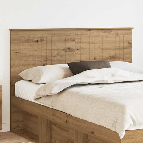 vidaXL Headboard with Headboard Artisan Oak 140 cm Engineered wood