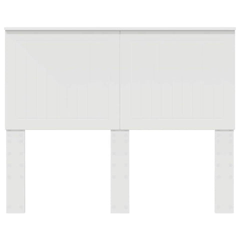vidaXL Headboard with Headboard White 135 cm Engineered wood