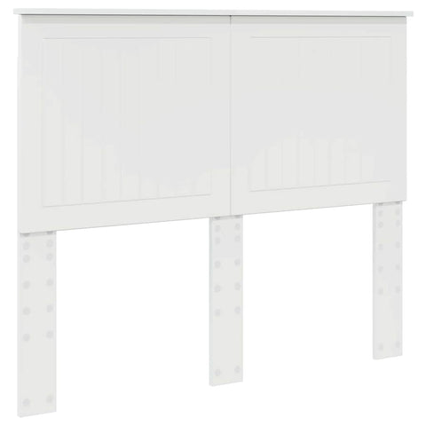 vidaXL Headboard with Headboard Gloss White 135 cm Engineered wood